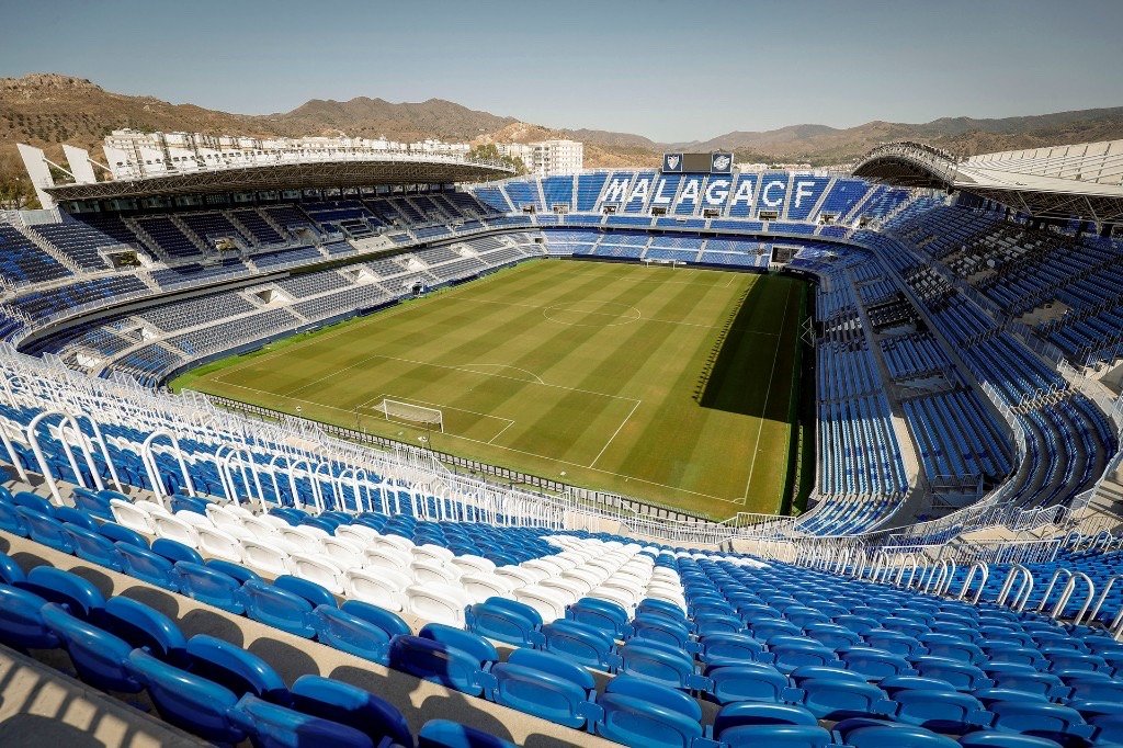 Estadio La Rosaleda, casa del Málaga CF